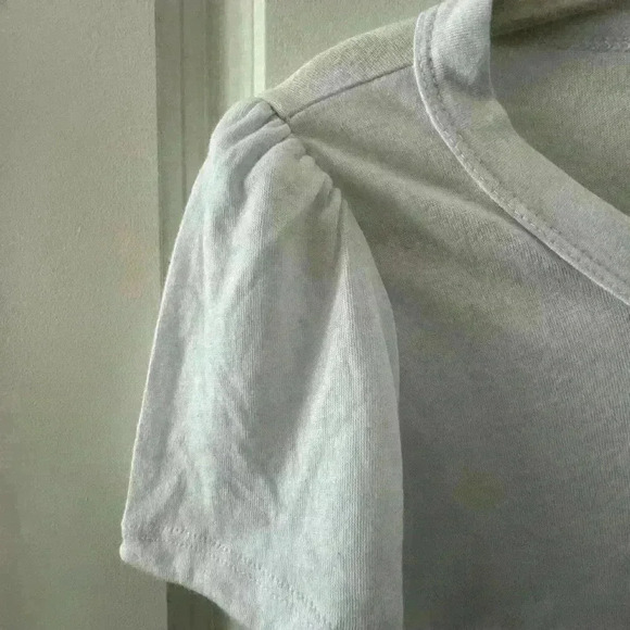 CHASER Bella Jersey Puff Sleeve Easy Tee ~ S ~ NWT! - Picture 8 of 8